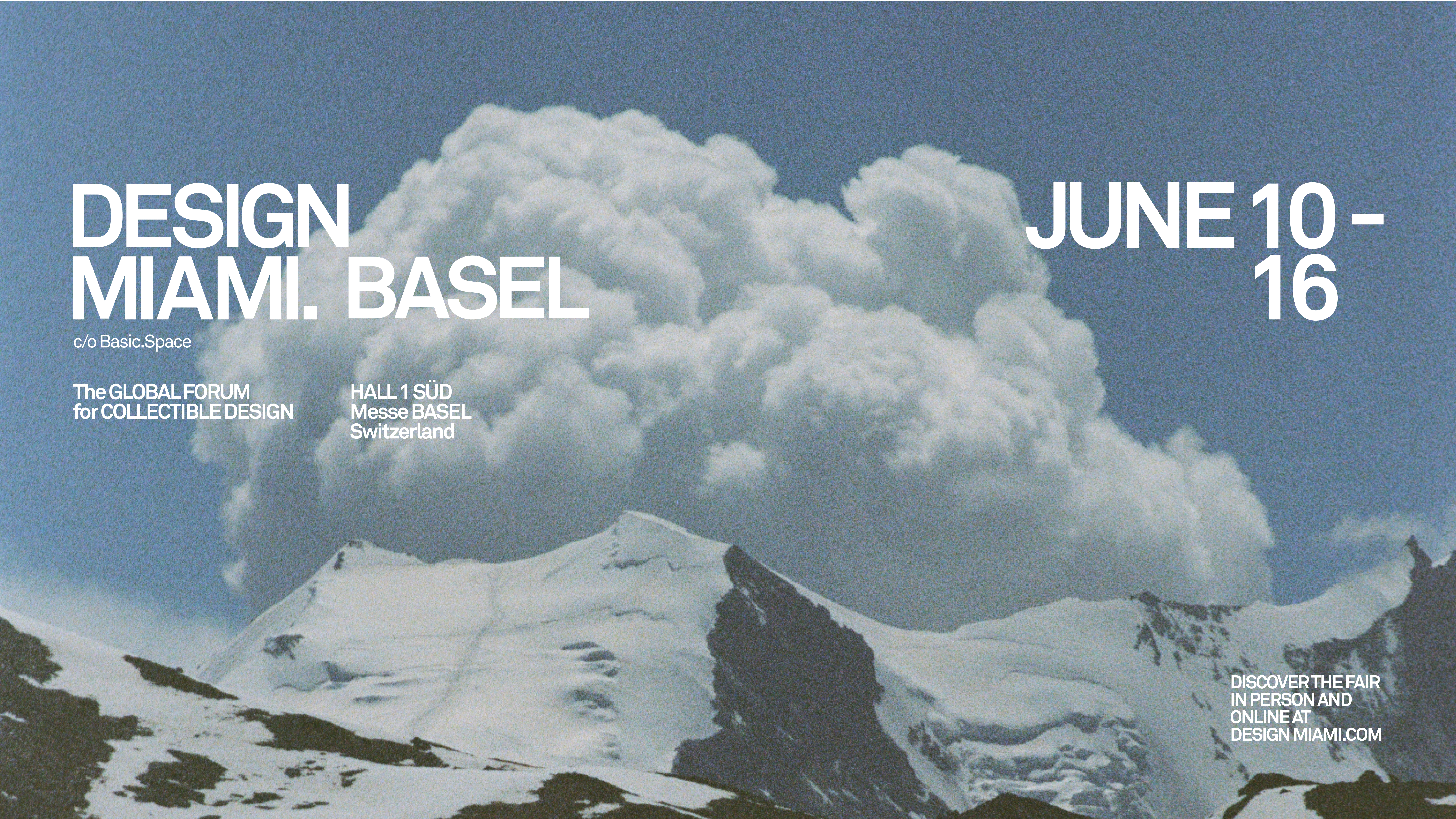 【デザインフェア出展のお知らせ】6月10日-16日「Design Miami.Basel 2024」